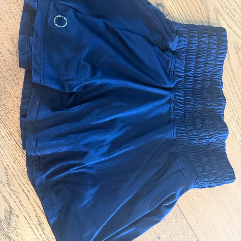 Bubble lifestyle skirt Navy Blue Skirt with Elastic Waist